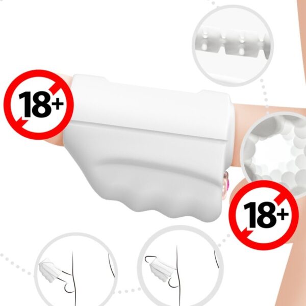 Armony Master — Vibrating Masturbator, Rechargeable, White — Male Masturbators — view 4