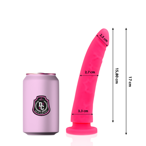 Delta Club — Realistic Dildo, Silicone, 17 cm, Pink — Dildos