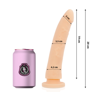 Delta Club — Realistic Dildo, Silicone, 20 cm, Natural — Dildos