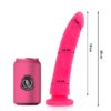 Delta Club — Realistic Dildo, Silicone, 20 cm, Pink — Dildos