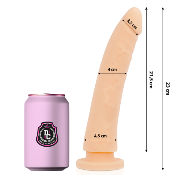 Delta Club — Realistic Dildo, Silicone, 23 cm, Natural — Dildos
