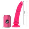 Delta Club — Realistic Dildo, Silicone, 23 cm, Pink — Dildos