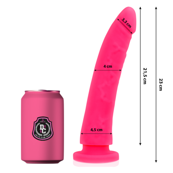 Delta Club — Realistic Dildo, Silicone, 23 cm, Pink — Dildos