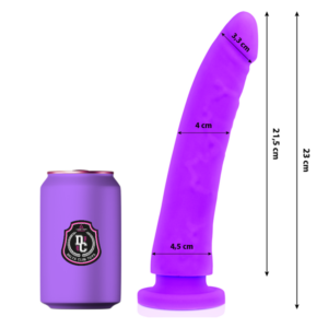 Delta Club — Realistic Dildo, Silicone, 23 cm, Lilac — Dildos