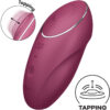 Satisfyer Tap and Climax 1 — Lay-On Vibrator, Silicone — Clitoral Stimulators