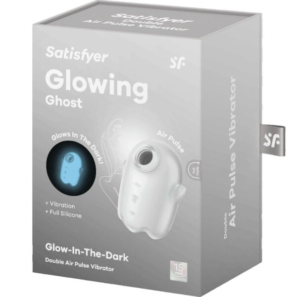 Satisfyer Glowing Ghost — Air Pulse Stimulator, Glow in the Dark — Air Pulse Vibrators — view 3