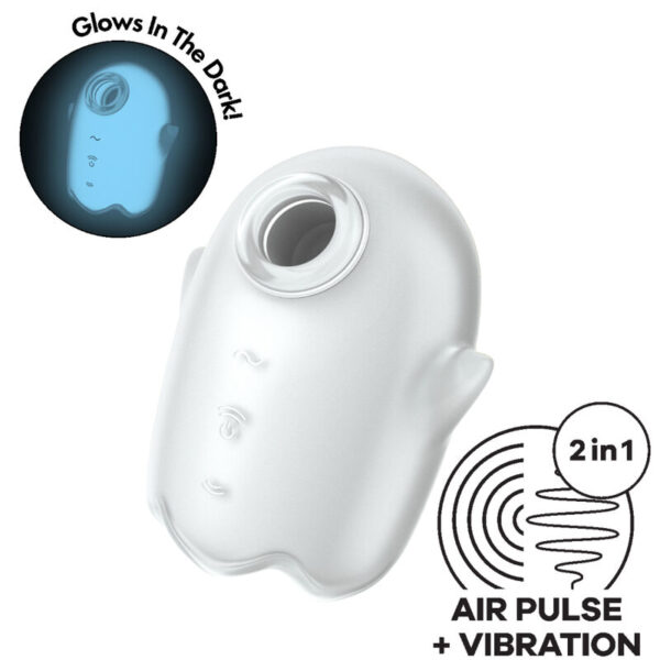 Satisfyer Glowing Ghost — Air Pulse Stimulator, Glow in the Dark — Air Pulse Vibrators