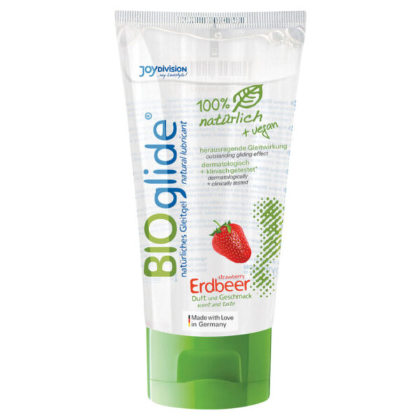 Joydivision Bioglide — Flavoured Lubricant, 80 ml, Strawberry — Flavored Lubricants