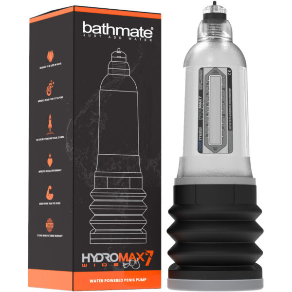 Bathmate Hydromax 7 Wide Boy X30 — Penis Pump, Transparent — Penis Pumps