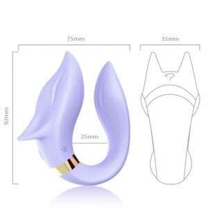 Armony Fox — Couples Vibrator, Waterproof, Purple — view 3