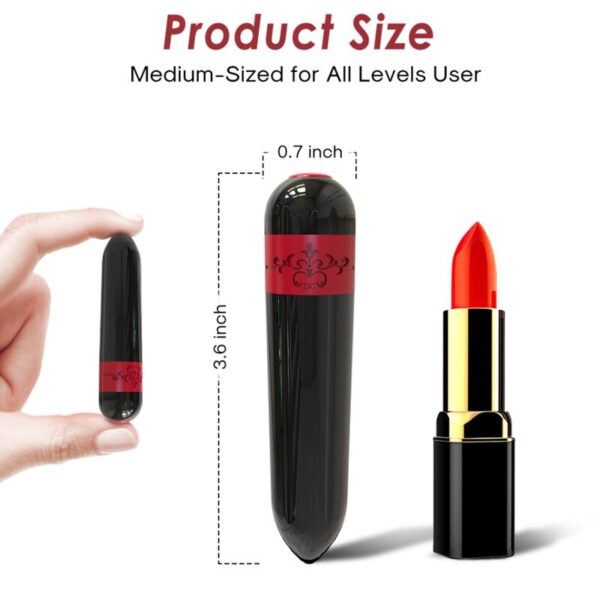 Armony Rocket — Bullet Vibrator, Remote Control, Black and Red — Bullet Vibrators — view 5
