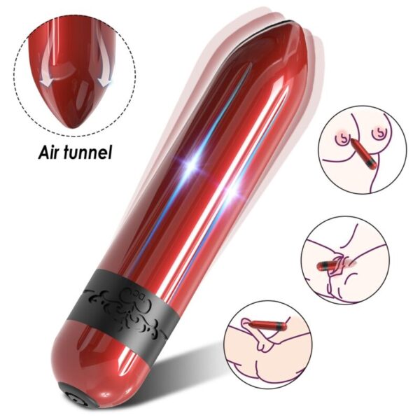 Armony Rocket — Bullet Vibrator, Remote Control, Red — Bullet Vibrators — view 3