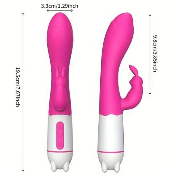 Armony Happy — Rabbit Vibrator, Silicone, Fuchsia — Rabbit Vibrators — view 6