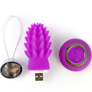 Armony Octopus Cactus — Vibrating Egg, Rechargeable, Violet — Clitoral Stimulators — view 2