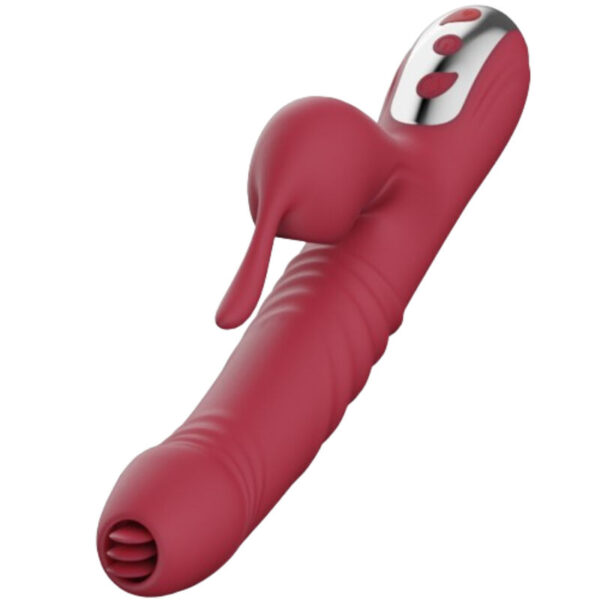 Armony Suck — Tongue Vibrator, Burgundy — Clitoral Stimulators