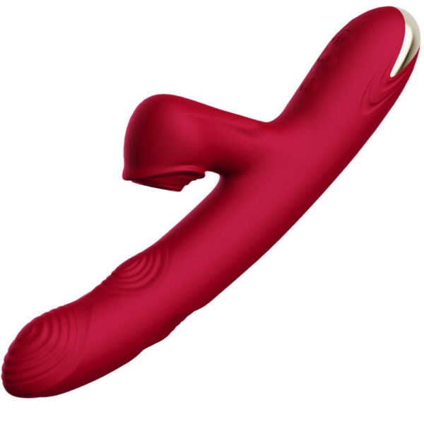 Armony Bump Model 1 — Rabbit Vibrator, Burgundy — Clitoral Stimulators — view 4