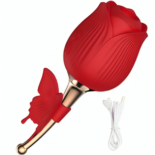 Armony Butterfly Flower — Clit Sucker, Red — Clitoral Stimulators