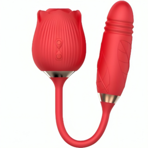 Armony Delight Flower — Clit Sucker, Silicone, Red — Clitoral Stimulators