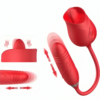 Armony Delight Flower — Tongue Vibrator, Silicone, Red — Clitoral Stimulators