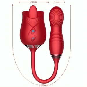 Armony Delight Flower — Tongue Vibrator, Red — Vibrators