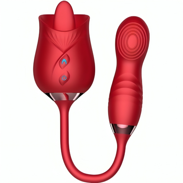 Armony Delight Flower — Tongue Vibrator, Red — Vibrators — view 3