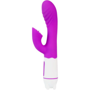 Armony Happy Tongue — Rabbit Vibrator, Silicone, Violet — Rabbit Vibrators