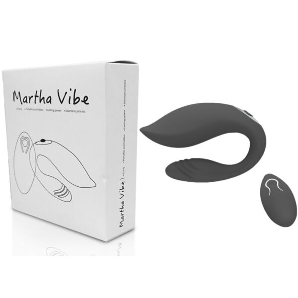 Armony Martha — Couples Vibrator, Silicone, Black — view 3