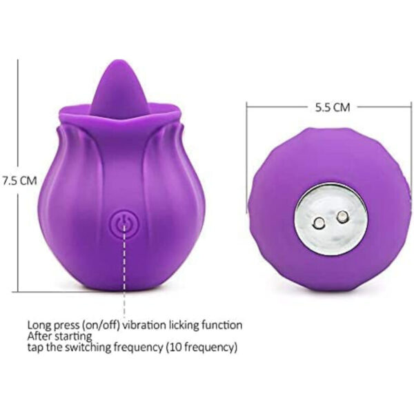 Armony Fig — Tongue Vibrator, Purple — Clitoral Stimulators — view 4