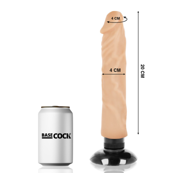 Basecock 2-1 — Realistic Vibrator, Suction Cup, 20 cm — Realistic Vibrators — view 6