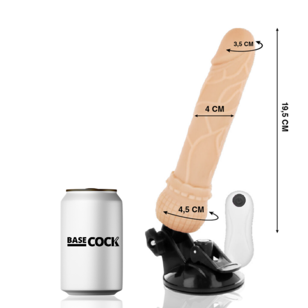 Basecock — Realistic Vibrator, Suction Cup, 19.5 cm — Realistic Vibrators — view 5