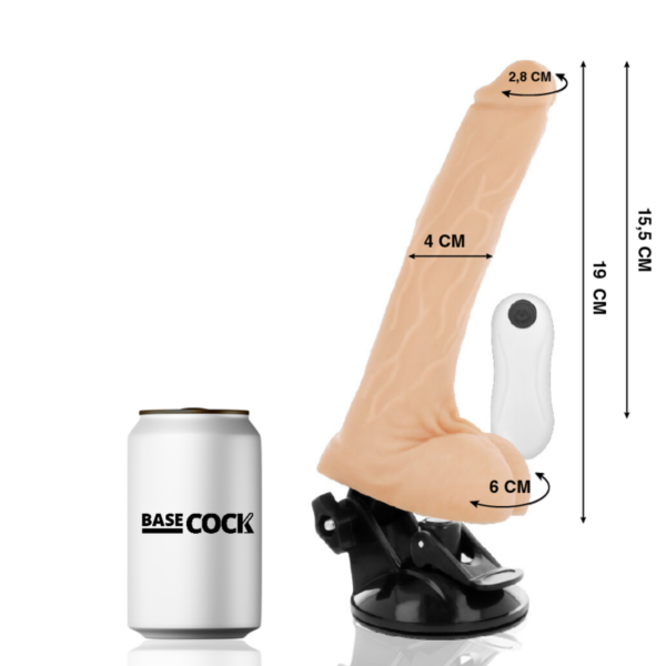 Basecock — Realistic Vibrator, Suction Cup, 19 cm — Realistic Vibrators — view 2