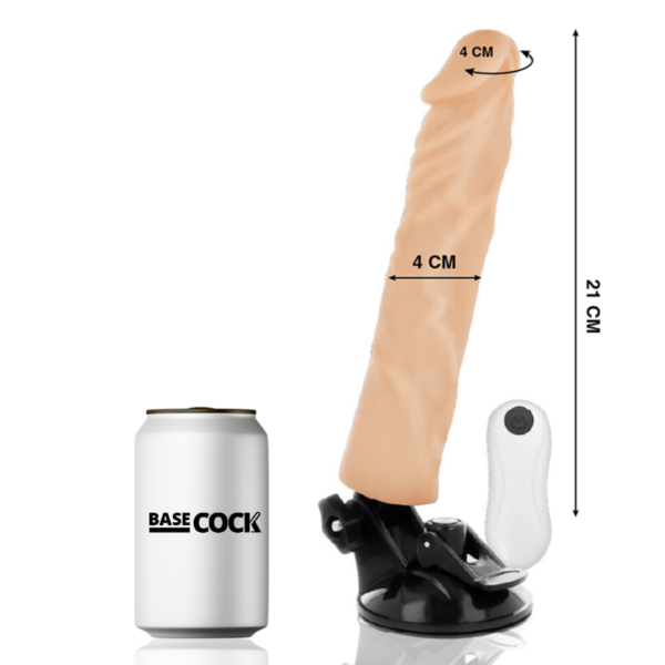 Basecock — Realistic Vibrator, Suction Cup, 21 cm — Realistic Vibrators — view 5