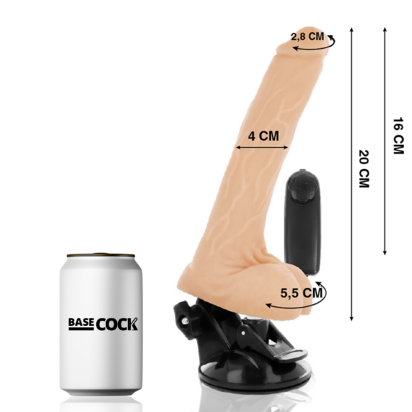 Basecock Testicles — Realistic Vibrator, Suction Cup, 20 cm — Realistic Vibrators — view 4