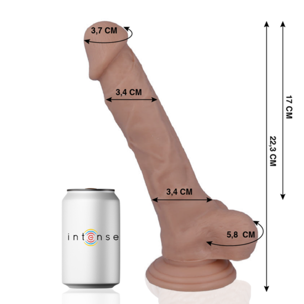 Mr Intense 28 — Realistic Dildo, Suction Cup, 22.3 cm — Dildos — view 3