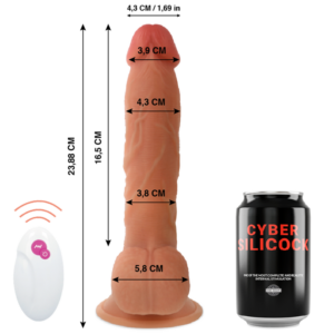 Cyber Silicock Master Ben — Thrusting Vibrator, Remote Control — Realistic Vibrators — view 2