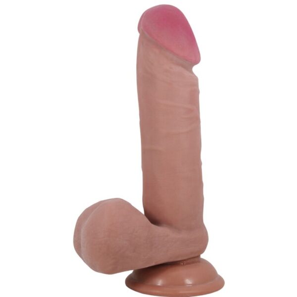 Pretty Love Sliding Skin — Realistic Dildo, 20.5 cm, Brown — Dildos