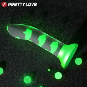Pretty Love Magical Nightfall — Dildo, Glow in the Dark, Green — Dildos — view 2