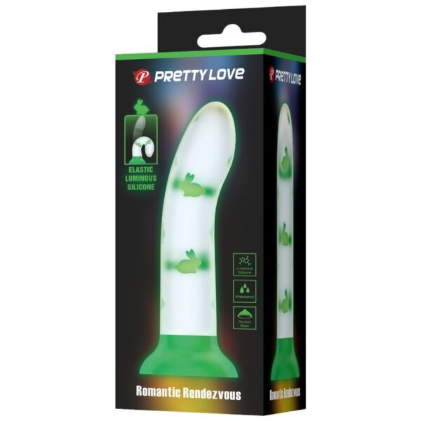 Pretty Love Magical Nightfall — Dildo, Glow in the Dark, Green — Dildos — view 4