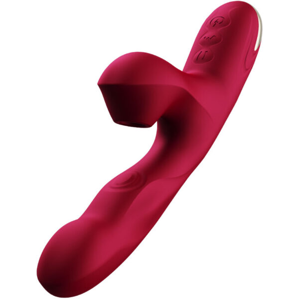 Armony Bump Model 2 — Rabbit Vibrator, Burgundy — Clitoral Stimulators — view 5