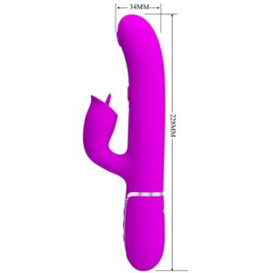 Pretty Love — Rabbit Vibrator, Waterproof, Fuchsia — Rabbit Vibrators — view 3