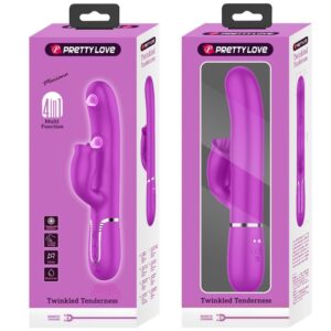 Pretty Love — Rabbit Vibrator, Waterproof, Fuchsia — Rabbit Vibrators — view 4