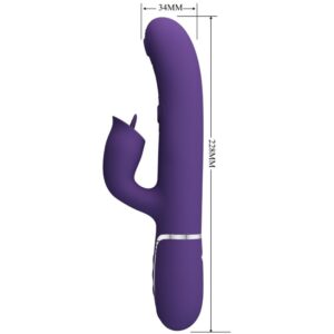 Pretty Love — Rabbit Vibrator, Waterproof, Purple — Rabbit Vibrators — view 3