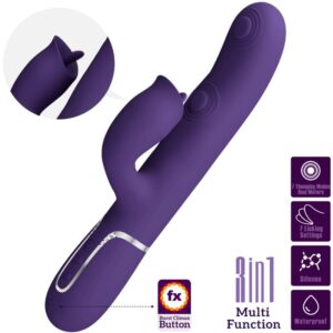 Pretty Love — Rabbit Vibrator, Waterproof, Purple — Rabbit Vibrators — view 2