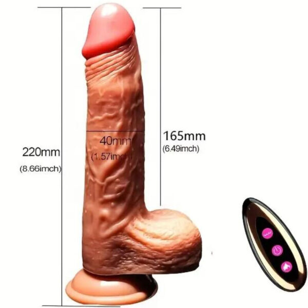 Armony — Thrusting Dildo, Heated, 22.5 cm — Realistic Vibrators — view 5
