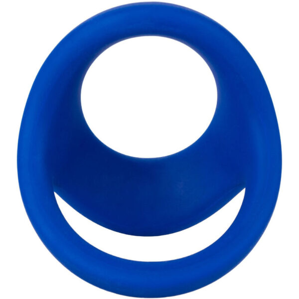 CalExotics Admiral Dual — Cock Ring, Silicone, Blue — Classic Cock Rings — view 3
