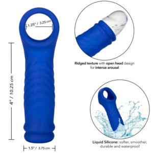 CalExotics Admiral Wave — Girth Sleeve, Silicone, Blue — Girth Sleeves — view 4