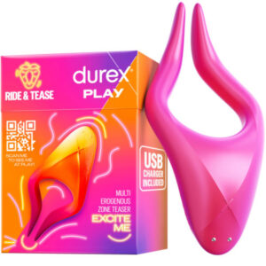 Durex Ride and Tease — Couples Vibrator, Rechargeable