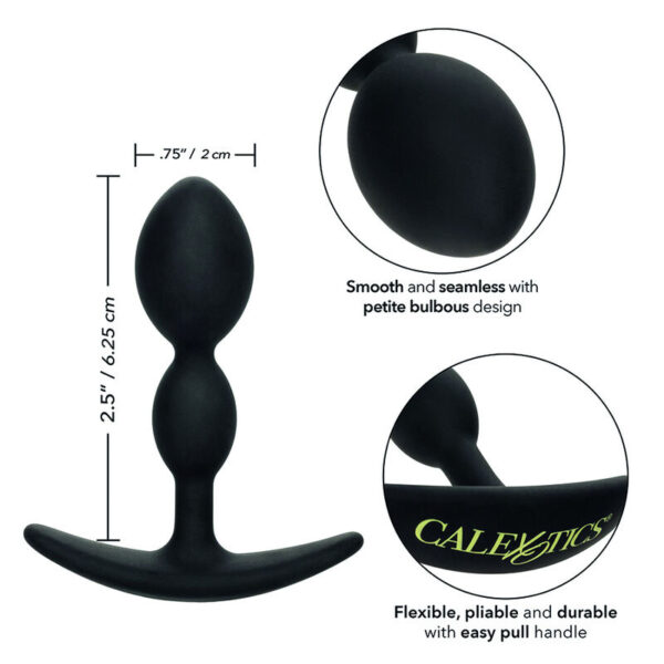 CalExotics Boundless 2X Teardrop — Butt Plug, Silicone, 6.25 cm — Anal — view 2