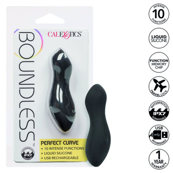 CalExotics Boundless Perfect Curve — Vibrator, Rechargeable — Clitoral Stimulators — view 2