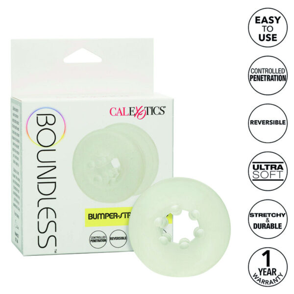CalExotics Boundless Bumper-Stroker — Cock Ring — Classic Cock Rings — view 2